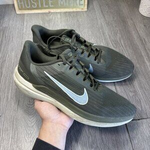 Men Nike Air Winflo 9 Running Shoes Sequoia/Glacier Blue DD6203-300 Size 13